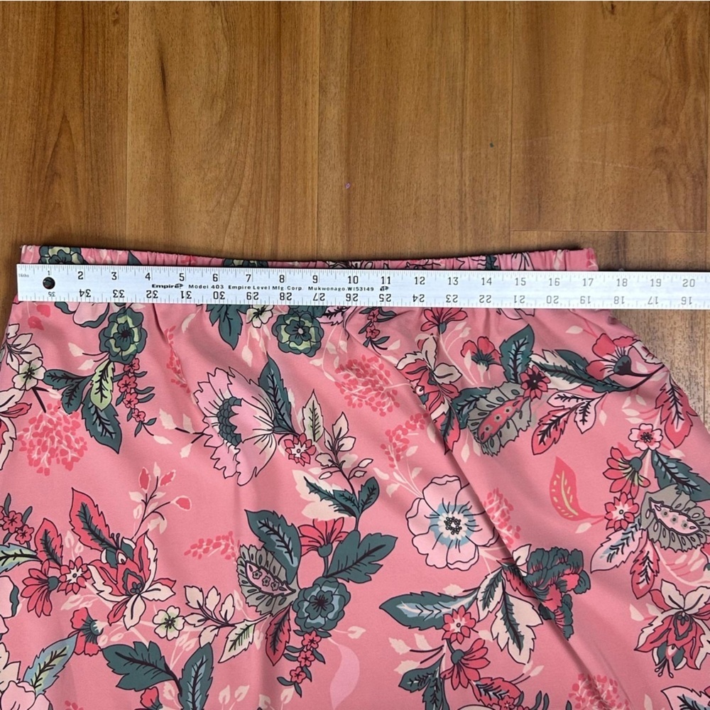 Coldwater Creek Pink Maxi A-Line Skirt with Slit - Picture 10 of 11